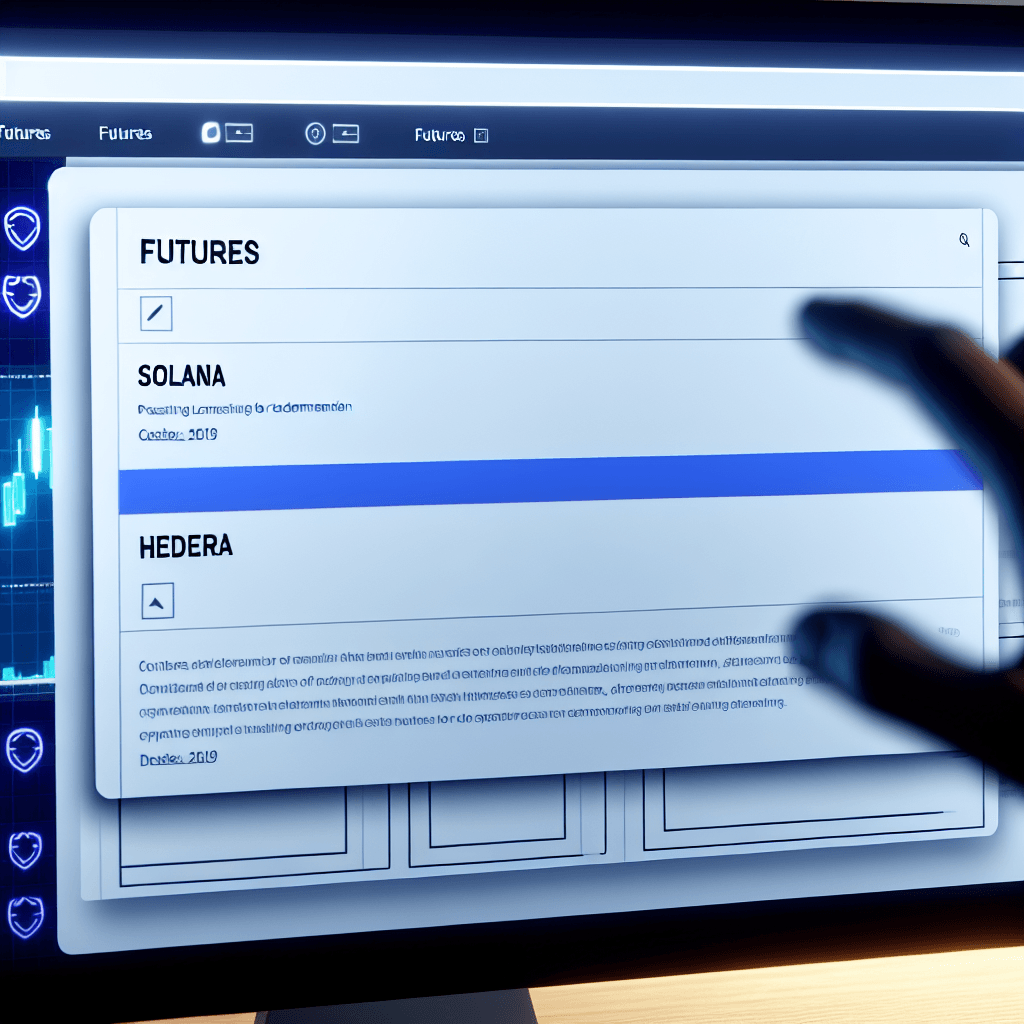 Coinbase presenta la documentazione per quotare i futures su Solana e Hedera