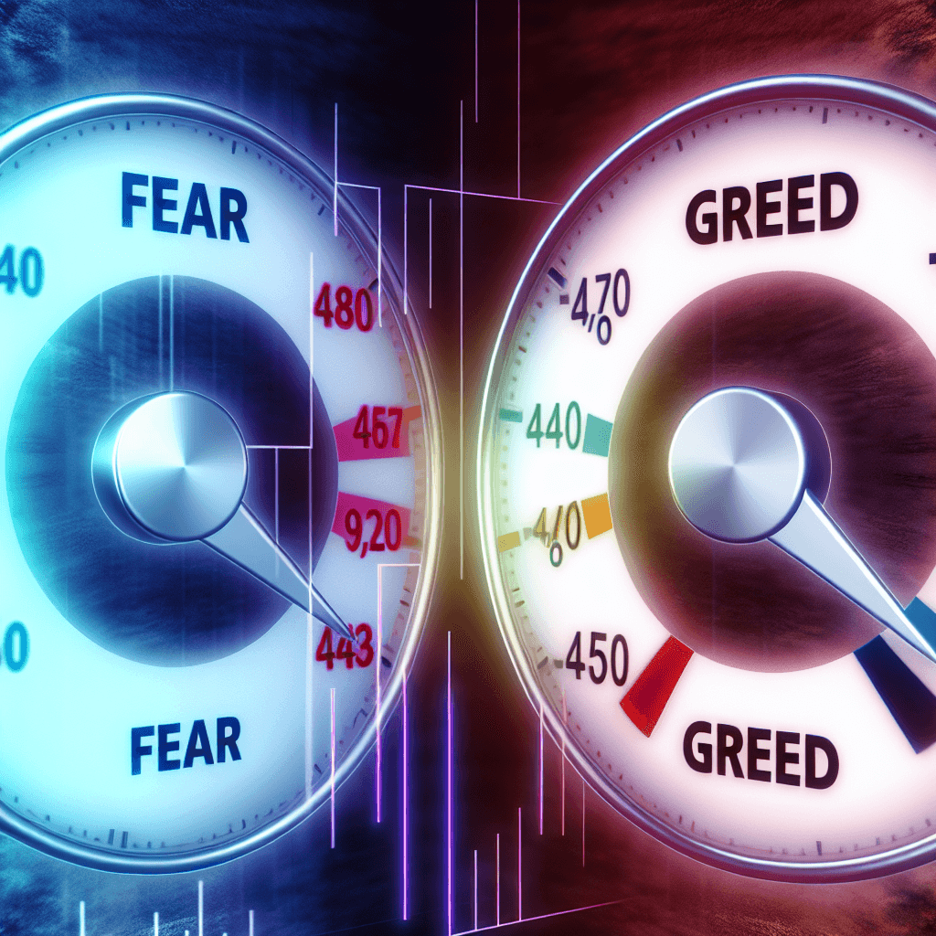 o medo no mercado crypto: Fear and Greed Index desce para 44