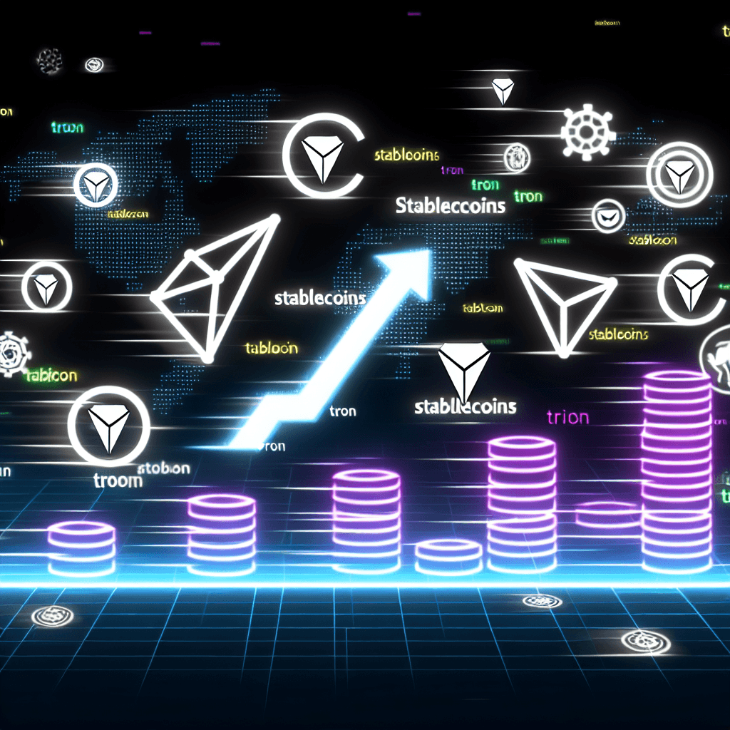 L’adozione delle stablecoin sulla blockchain di Tron è in forte crescita 